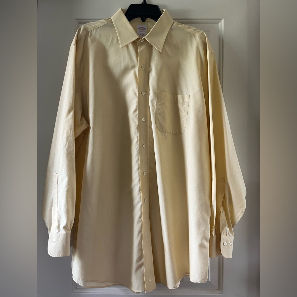 Brooks Brothers Light yellow Dress Shirt